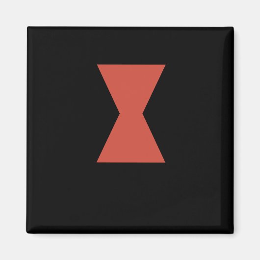 ブラックウィドスパイダーステッカー マグネット (正面)