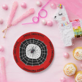 ブラックウィドスパイダーハッピーハローウィンパーティー ペーパープレート (パーティー)