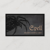 ブラックウィドスパイダーハロウィーン 名刺 (正面)