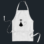 ブラックウィムシー子猫4 スタンダードエプロン<br><div class="desc">ハロウィンと猫好きのためのブラック素晴らしウィムシーの子猫4お洒落は、この愛らしい猫は10のポーズで利用可能で違う、Tシャツ、タンクのトップとフード付を含む何百もの製品の選択にプリントする準備ができて高品質、パーティーの好意と供給、おもしろい物、アクセサリー、収集品など。可愛いギフト作る。パーソナライズする簡単。</div>
