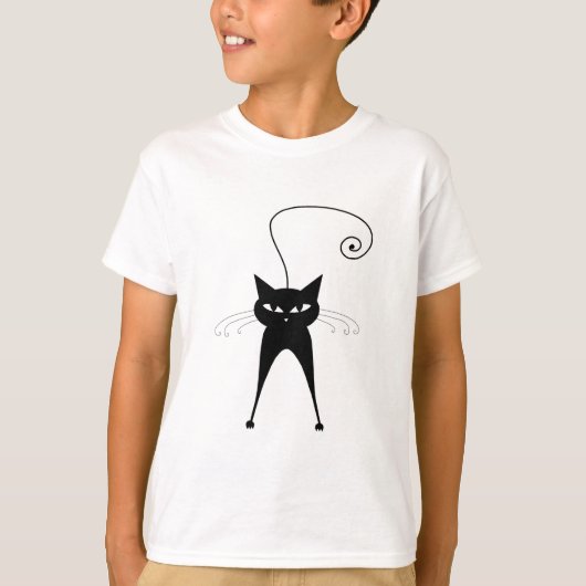 ブラックウィムシー子猫6 Tシャツ (正面)
