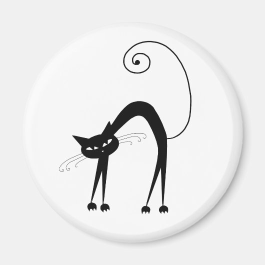 ブラックウィムシー子猫9 マグネット (正面)