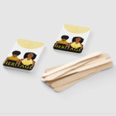 ブラックウィメンズトライバルネックレスアフリカ伝統 ハンドファン (組立なし)