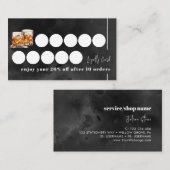 ブラックウイスキー ロイヤリティカード (正面/裏面)