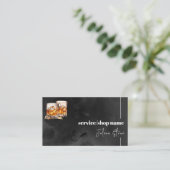 ブラックウイスキー 名刺 (スタンド正面)