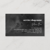 ブラックウイスキー 名刺 (裏面)