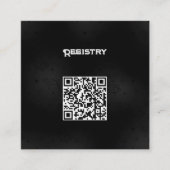 ブラックウェスタン結婚ゴシックのSteエンクロージャスモール エンクロージャーカード (正面)