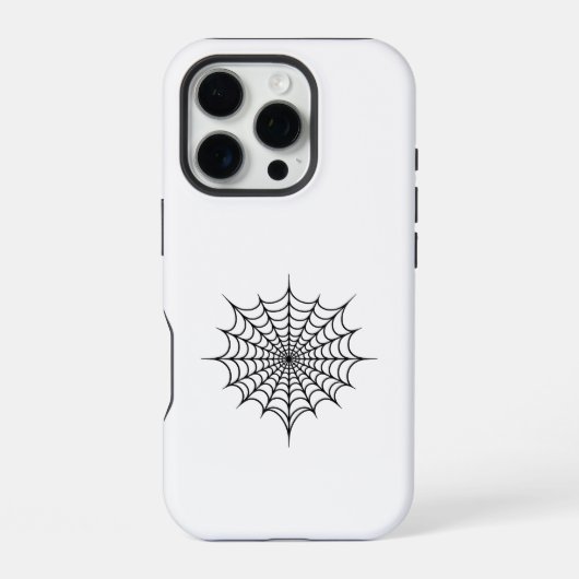 ブラックウェブ iPhoneケース (裏面)
