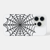 ブラックウェブ iPhoneケース (裏面横)