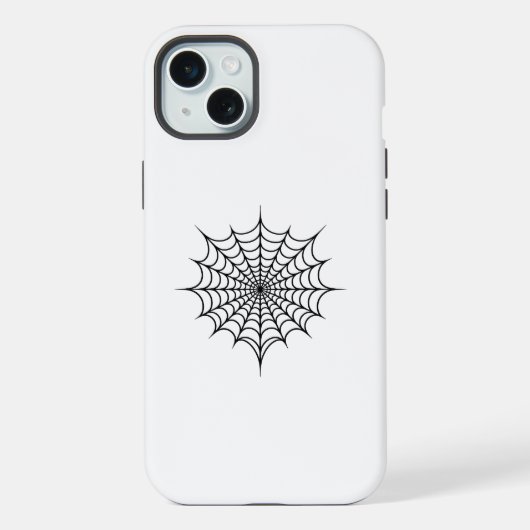 ブラックウェブ iPhoneケース (裏面)