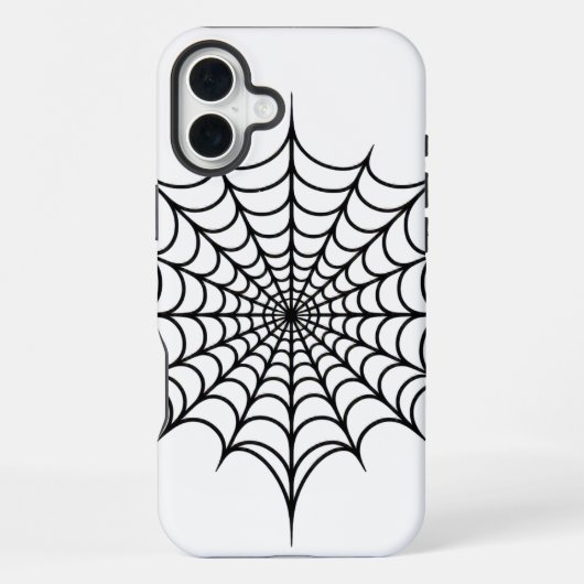 ブラックウェブ iPhoneケース (裏面)