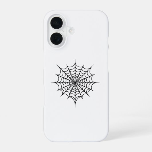 ブラックウェブ iPhone 16ケース (裏面)