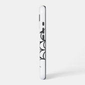 ブラックウェブ iPhone 16ケース (左側面)