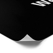 ブラックウェルカムはあなたは結婚嬉しい ポスター (角)