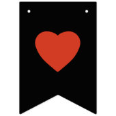 ブラックウェルカムホームバナー バンティングフラッグ (第1の旗)