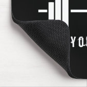 ブラックウエイトリフティング引用文リフト マウスパッド (コーナー)