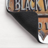 ブラックウォッチタバーン&インのギストレストメタルサイン マウスパッド (コーナー)