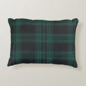 ブラックウォッチタータンチェックブラシポリエステル アクセントクッション (裏面)