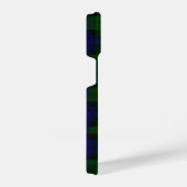 ブラックウォッチタータンチェックブルーグリーンプレイド iPhoneケース (右側面)