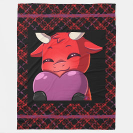 ブラックウォッチブルピュータータンチェックチャット愛 フリースブランケット