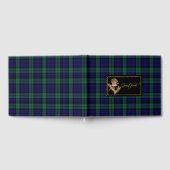 ブラックウォッチプレイドと結婚ティスルのゲストブック ゲストブック (全面)