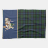 ブラックウォッチ古代クリスマス キッチンタオル (横)