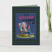 ブラックウォッチ 古代スコットランド タルタン ユーモア カード (正面)