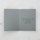 ブラックウォッチ 古代スコットランド タルタン ユーモア カード (内部)