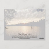 ブラックウォリアー川はがき1 ポストカード (裏面)