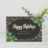 ブラックウォーエレガントターカラーホリーベリー事業 シーズンカード (スタンド正面)