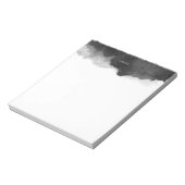 ブラックウォーターのスプラッシュパーソナライズされたメモ帳 ノートパッド (回転)