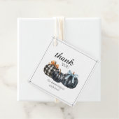 ブラックウォーターカラーカボンプキンベビーシャワー感謝してい フェイバータグ (インサイチュ)