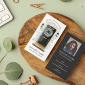 ブラックウォーターカラーフロントドアリース実在エテート 名刺