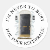 ブラックウォーターカラーフロントドア実在エステート紹介 ラウンドシール (正面)