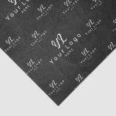 ブラックウォーターカラーロゴパターンビジネス包装T 薄葉紙 (詳細)