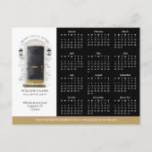 ブラックウォーターカラー実在ドアエステートカレンダー2025 ポストカード (正面)