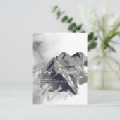 ブラックウォーターカラー山々の動きのお知らせ ポストカード (スタンド正面)