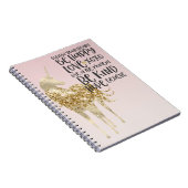 ブラックウォーターカラー感動的金ゴールドユニコーン ノートブック (右側)