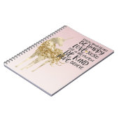 ブラックウォーターカラー感動的金ゴールドユニコーン ノートブック (左側)