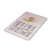 ブラックウォーターカラー インスピレーション ゴールドユニコーン バスマット (アングル)