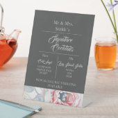 ブラックウォーターバラシグネチャー結婚のカクテル 台座サイン (インサイチュ)