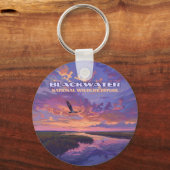 ブラックウォーター国立野生生物保護公園メリーランド キーホルダー (正面)