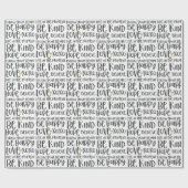 ブラックウォーター感動的カラー ラッピングペーパー (フラット)