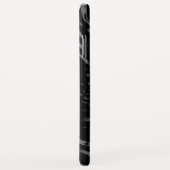 ブラックウォーター波状デザイン Case-Mate iPhoneケース (裏面/右)