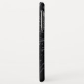 ブラックウォーター波状デザイン Case-Mate iPhoneケース (裏面/左)