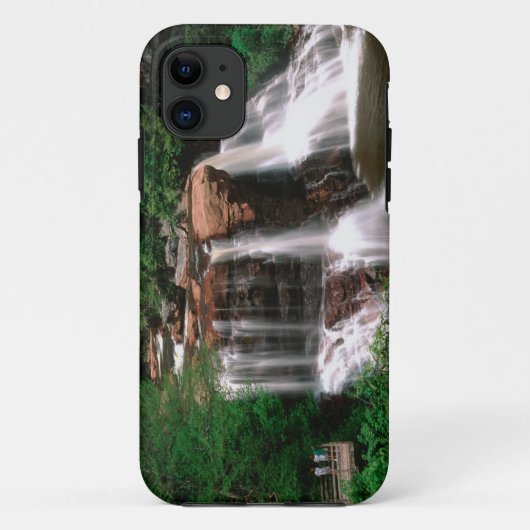 ブラックウォーター滝、ウェストバージニア州、風景 Case-Mate iPhoneケース (裏面)