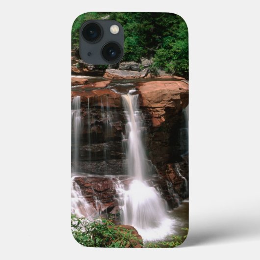 ブラックウォーター滝、ウェストバージニア州、風景 Case-Mate iPhoneケース (裏面)