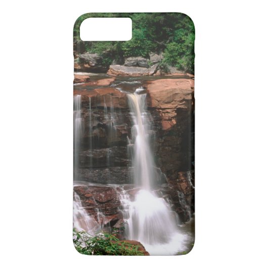 ブラックウォーター滝、ウェストバージニア州、風景 Case-Mate iPhoneケース (裏面)
