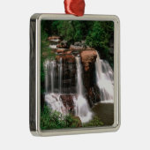 ブラックウォーター滝，ウェストバージニア，風光明媚， メタルオーナメント (右)