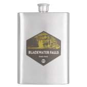 ブラックウォーター秋州パークウェストバージニア フラスク (正面)